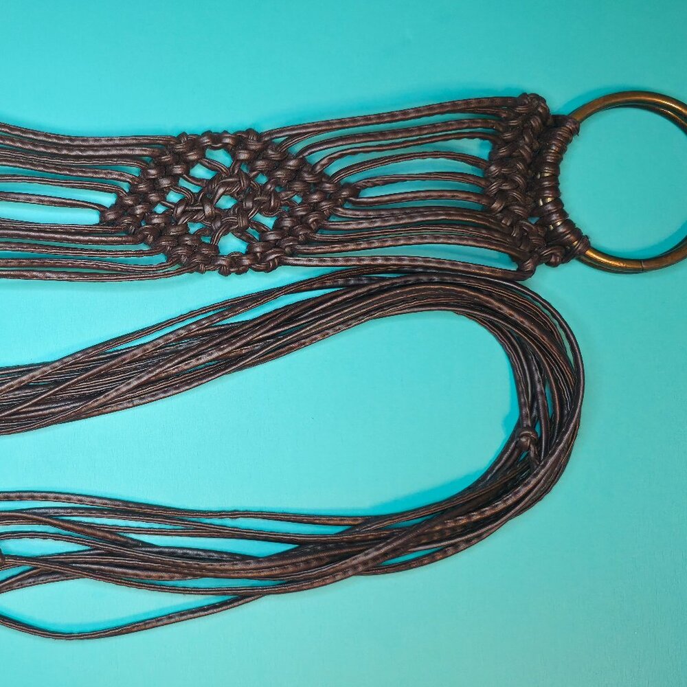Macrame Woven Boho Hippie Belt